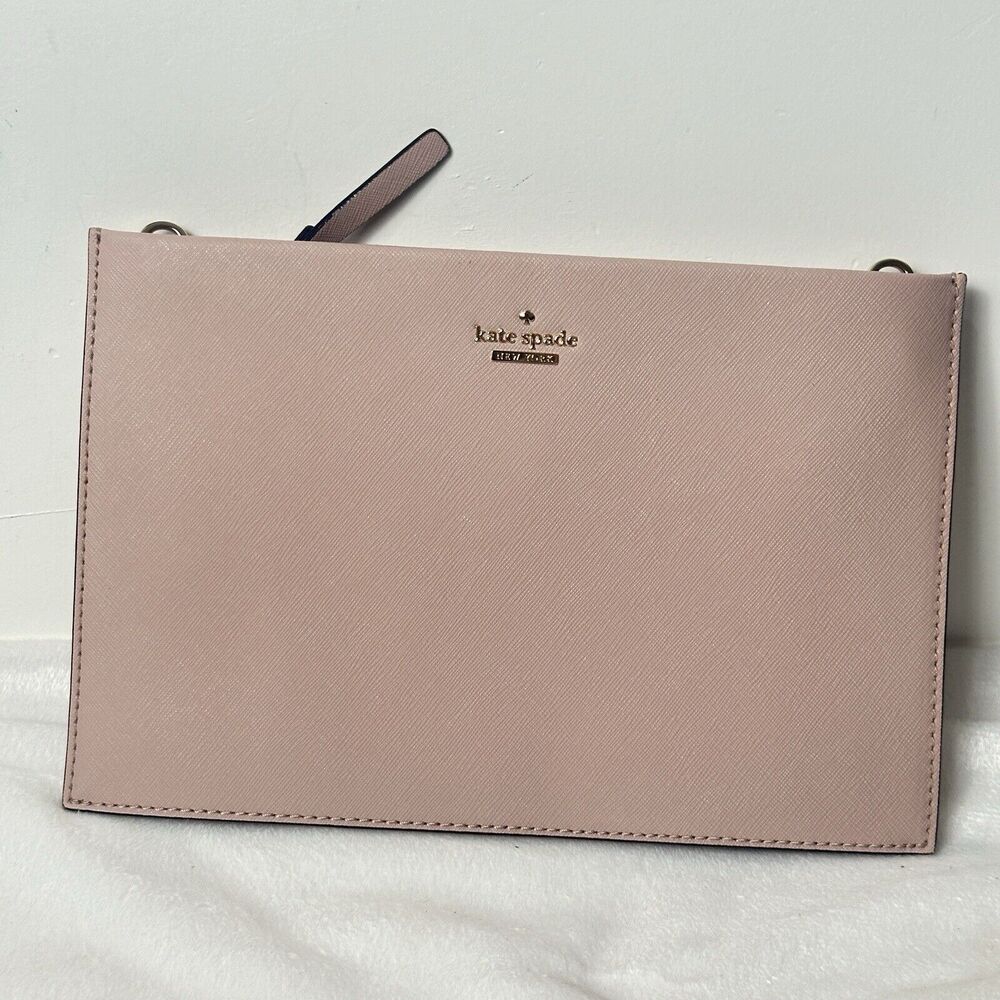 Kate Spade Cameron Street Sima Clutch Slim Pink Skinny Purse Bag